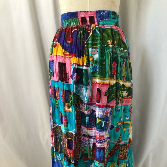Vintage colorful skirt - Picture 2 of 4